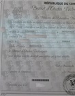 Copie du diplôme original